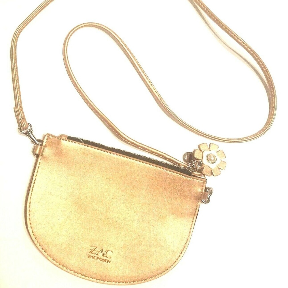 ZAC POSEN Crossbody Mini  w/ Flower Charm NWOT